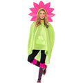 Green - Back - Smiffys Unisex Adult Flower Party Poncho
