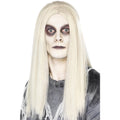 Grey - Back - Smiffys Mens Ghost Wig