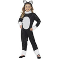Black-White - Pack Shot - Smiffys Girls Cat Halloween Costume Set