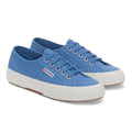 Light Blue Cyaneus-Avorio - Front - Superga Unisex Adult 2750 Cotu Classic Vegan Trainers