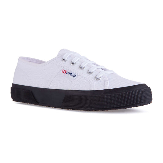 White-Black - Front - Superga Unisex Adult 2750 Cotu Classic Trainers