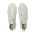 Light Beige Eggshell-Avorio - Lifestyle - Superga Womens-Ladies 2644 Alpina Knitted Nappa Leather High Tops