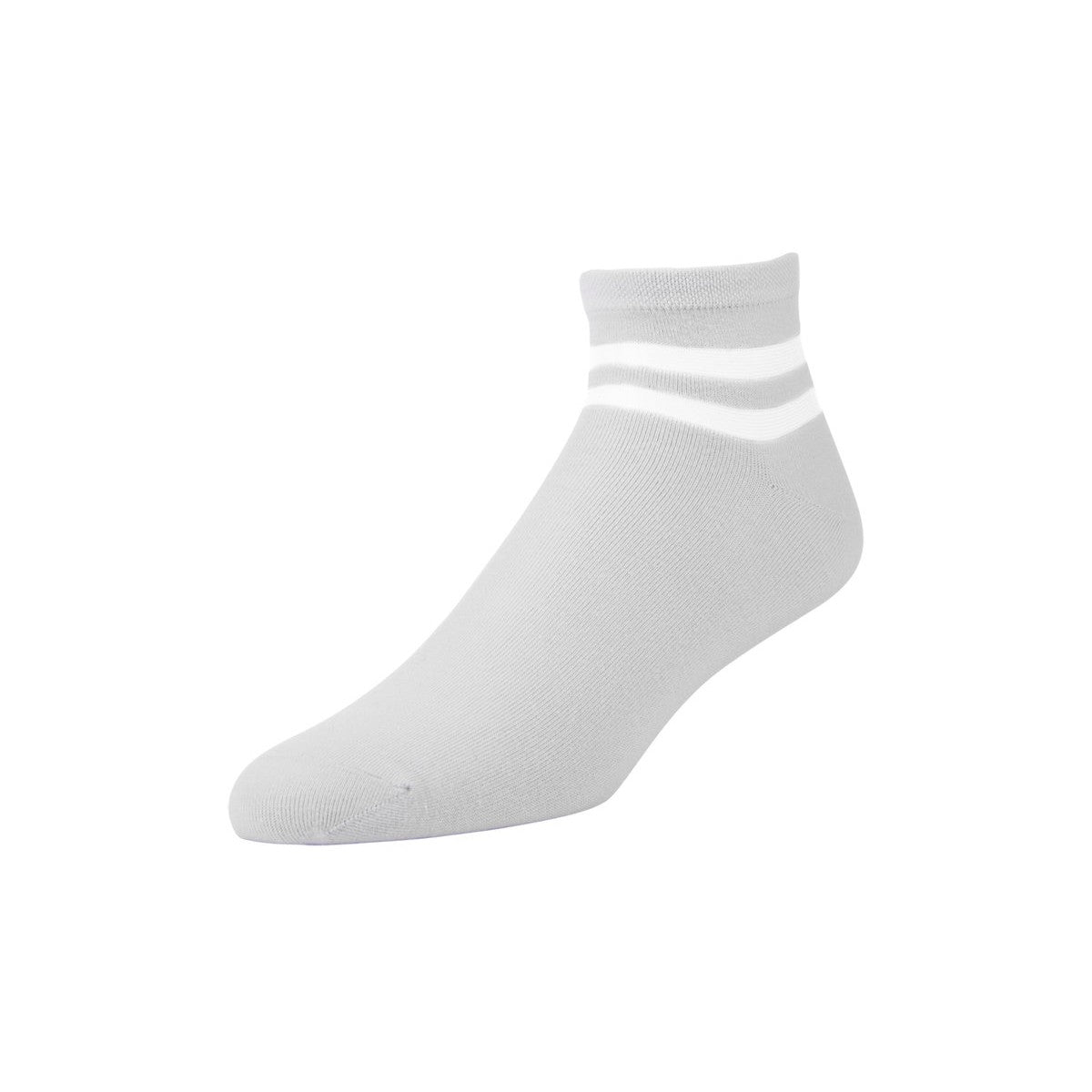 Ash Grey-Pink-Light Sky Blue - Lifestyle - Superga Womens-Ladies Stripe Socks (Pack of 3)