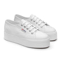 White - Front - Superga Unisex Adult 2790 Linea Up Down Trainers
