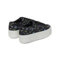Dark Grey - Back - Superga Womens-Ladies 2790 Floral Lace Up Trainers