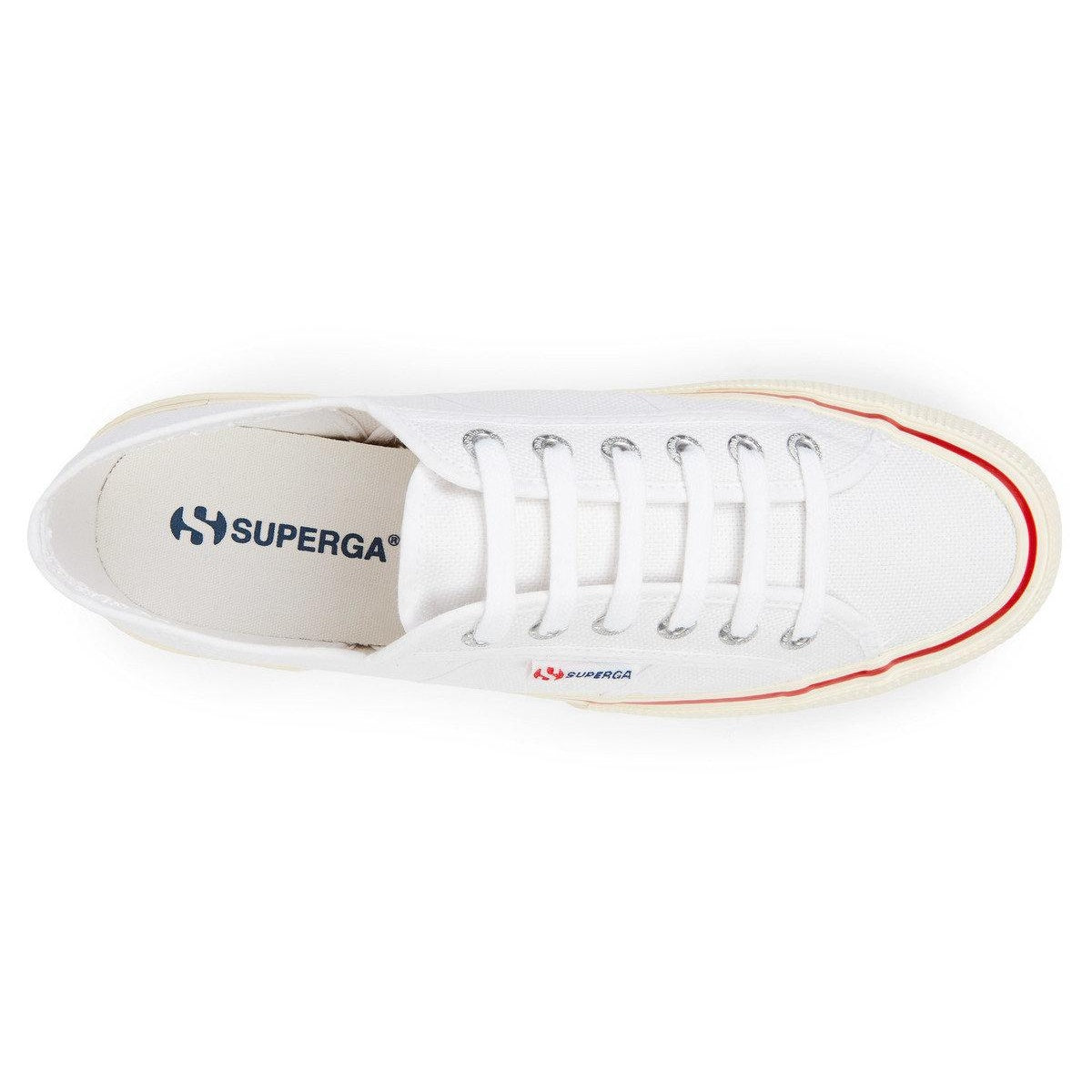 White - Back - Superga Unisex Adult 2490 Cotu Trainers