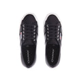 Black-White - Lifestyle - Superga Unisex Adult 2750 Efglu Leather Trainers