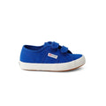 Royal Blue-Avorio - Side - Superga Childrens-Kids 2750 Easylite Touch Fastening Trainers