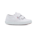 White - Side - Superga Childrens-Kids 2750 Easylite Touch Fastening Trainers
