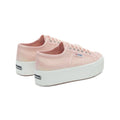 Pink Ish Iridescent - Back - Superga Womens-Ladies 2790 Lamew Lace Up Trainers