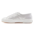 Silver - Side - Superga Womens-Ladies 2750 Microlamew Matte Trainers