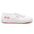 White-Pink - Side - Superga Womens-Ladies 2750 Barbie Terrycloth Trainers