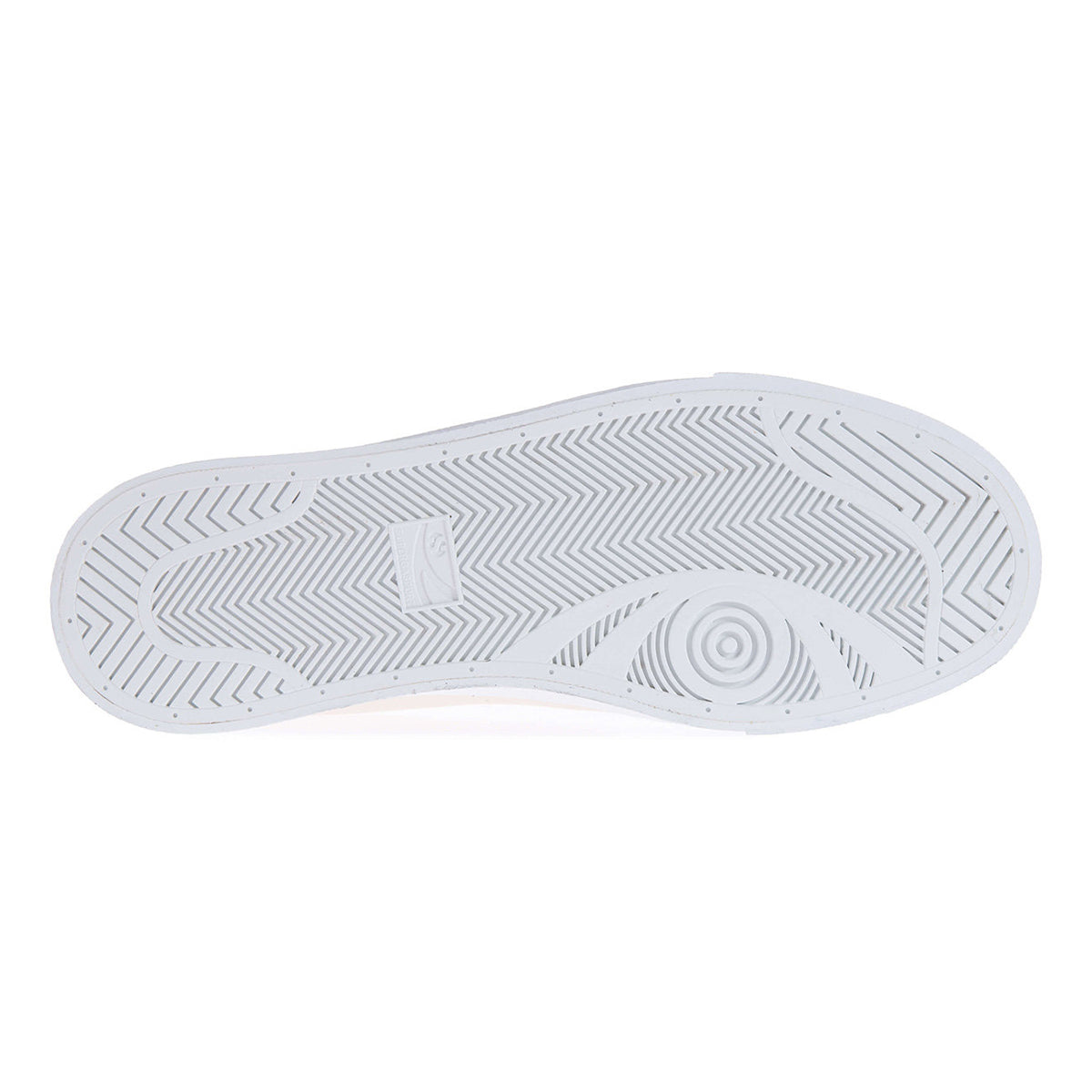 Beige Gesso - Pack Shot - Superga Womens-Ladies 2843 Club S Dalmatian Print Tumbled Leather Trainers