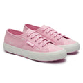 Light Pink-White - Front - Superga Womens-Ladies 2750 Barbie Printed Trainers