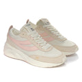 White-Avorio-Ash Pink - Front - Superga Unisex Adult 4089 TS Suede Slim Trainers