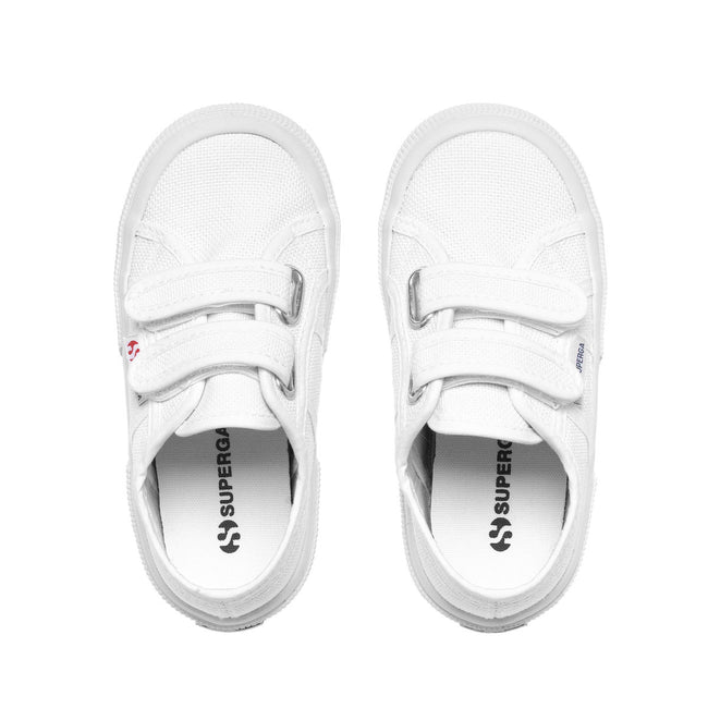 White - Lifestyle - Superga Childrens-Kids 2750 Jstrap Trainers