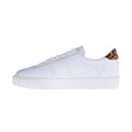 White-Animalier - Back - Superga Womens-Ladies 2843 Sport Club S Leather Trainers