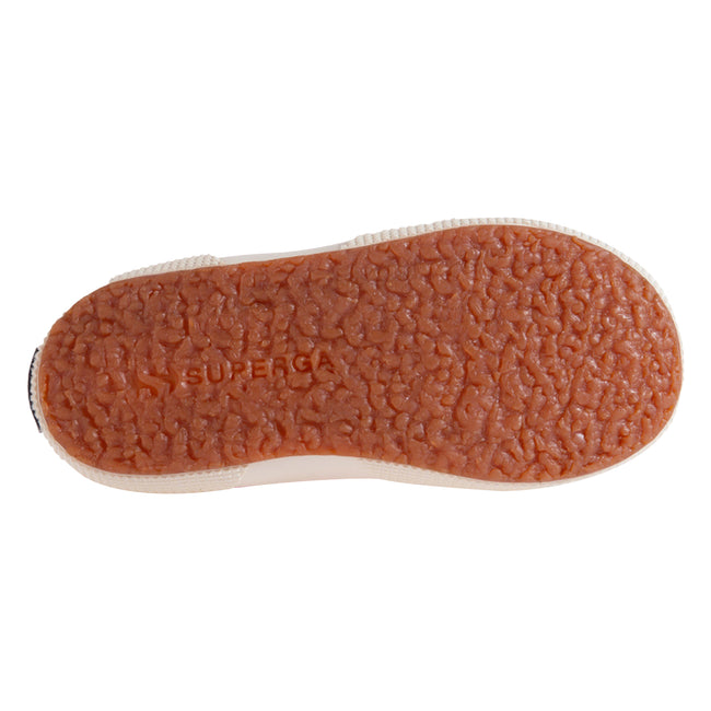 Red - Lifestyle - Superga Childrens-Kids 2750 Jcot Leather Trainers