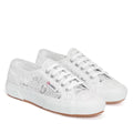 White - Front - Superga Womens-Ladies 2750 Macramé Trainers
