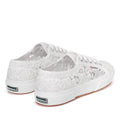 White - Back - Superga Womens-Ladies 2750 Macramé Trainers