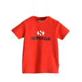 Red - Front - Superga Childrens-Kids Logo T-Shirt