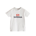 White - Front - Superga Childrens-Kids Logo T-Shirt