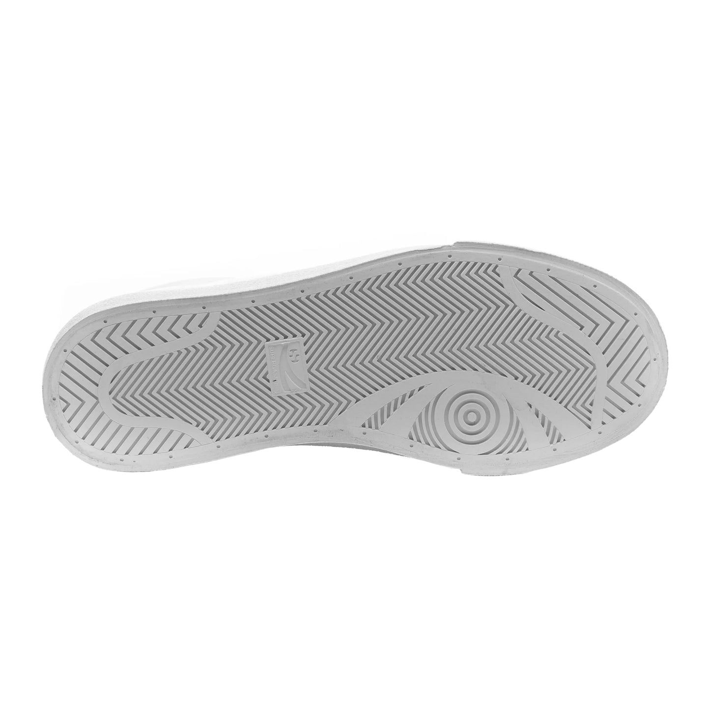 White - Lifestyle - Superga Unisex Adult 2843 Sport Club S Crocodile Print Trainers