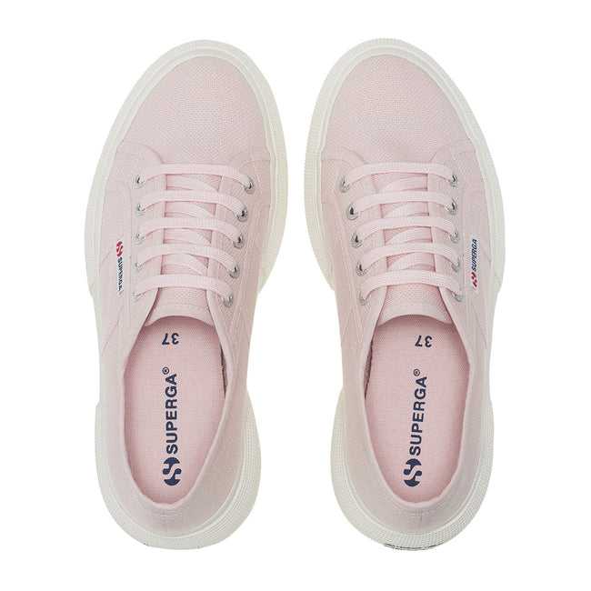 Pink Ish-Avorio - Lifestyle - Superga Womens-Ladies 2287 Bubble Trainers