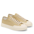 Beige-Off White - Front - Superga Unisex Adult 2432 Works Cotton Canvas Low Cut Trainers