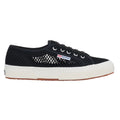 Black-White - Lifestyle - Superga Womens-Ladies 2750 Mesh Trainers