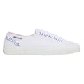 White-Blue - Lifestyle - Superga Womens-Ladies 3750 Leggera Ceramic Print Trainers