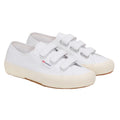 White-Off White - Front - Superga Unisex Adult 2750 OG Straps Trainers