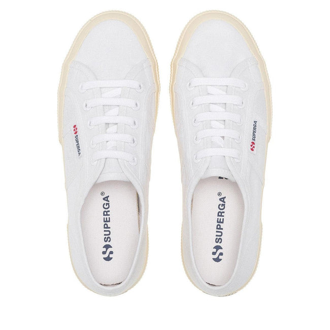 White-Off White - Lifestyle - Superga Unisex Adult 2750 Linen Trainers