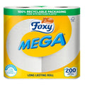 White - Front - Foxy Mega Kitchen Roll (Pack of 2)