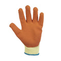 Brown-Cream - Front - Glenwear Latex Grip Gardening Gloves (Pack of 12)