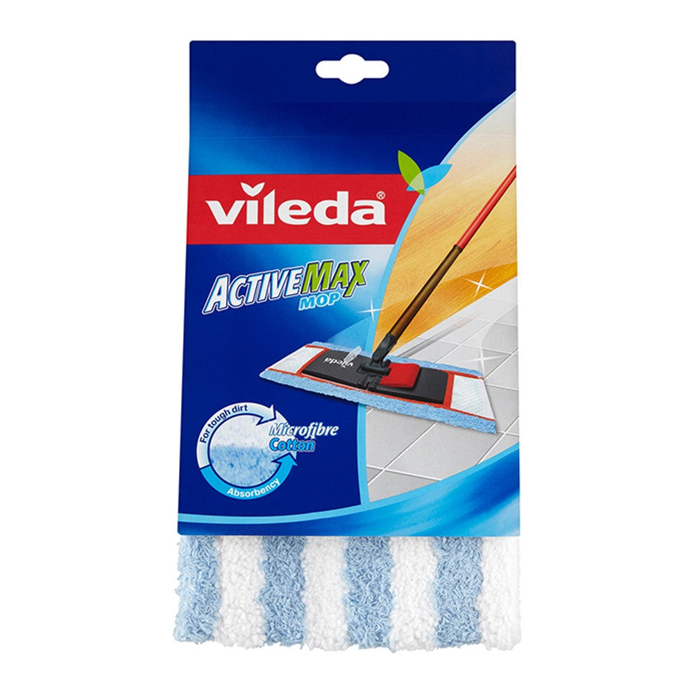 Blue-White - Back - Vileda Active Max Mop Head