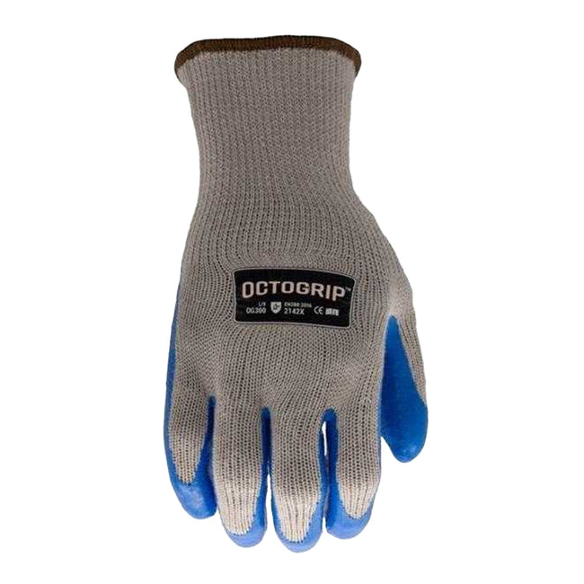 Grey - Front - Octogrip Heavy Duty Gloves