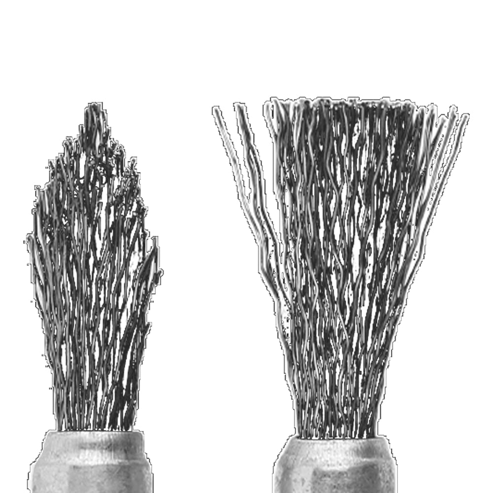 Silver - Back - Abracs De-Carb Wire Brush Set (Pack of 2)