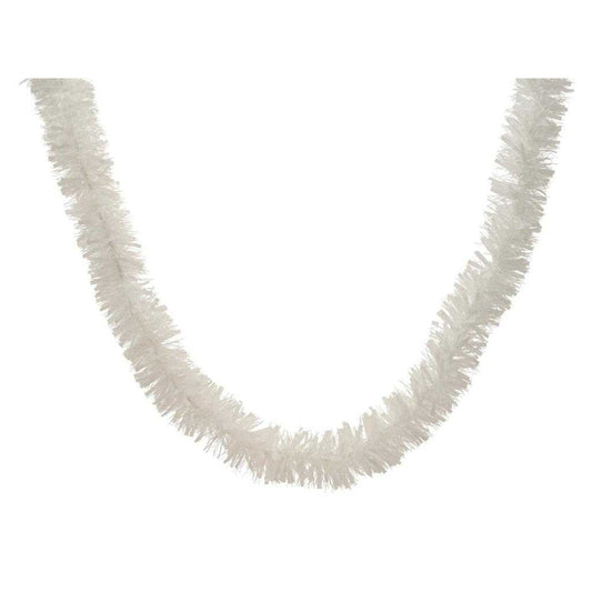 White - Front - Kaemingk Garland Christmas Tinsel