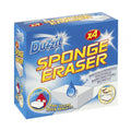 White - Back - Duzzit Sponge Eraser (Pack of 4)