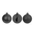 Warm Grey - Front - Kaemingk Plain Shatterproof Baubles (Pack Of 10)