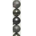 Warm Grey - Back - Kaemingk Plain Shatterproof Baubles (Pack Of 10)