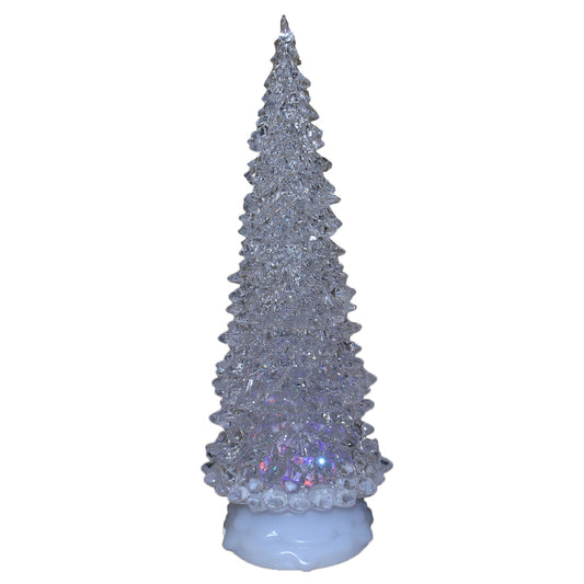 Multicoloured - Front - Premier Battery Operated Water Spinner Christmas Tree