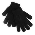 Black - Front - RJM Childrens-Kids Thermal Magic Gloves