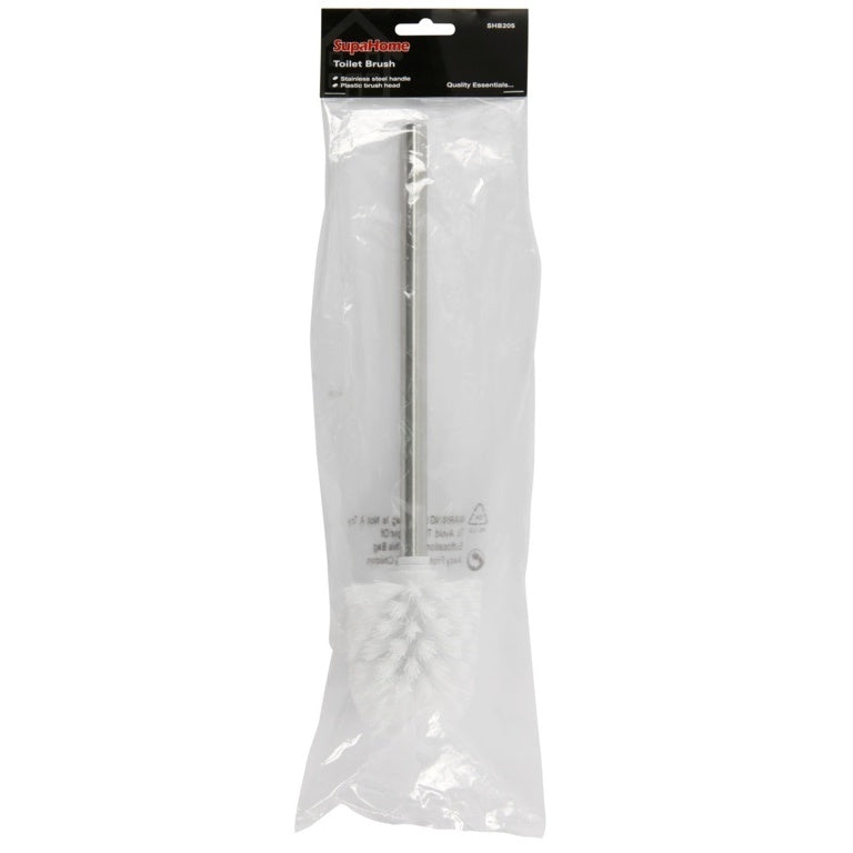 Silver - Back - SupaHome Toilet Brush