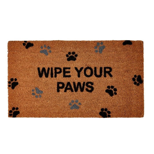 Brown-Black - Front - Groundsman Wipe Your Paws Door Mat