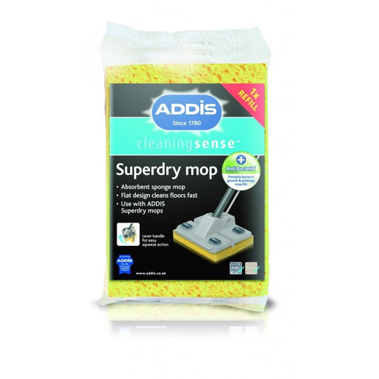 Yellow - Front - Addis Superdry Mop Refill