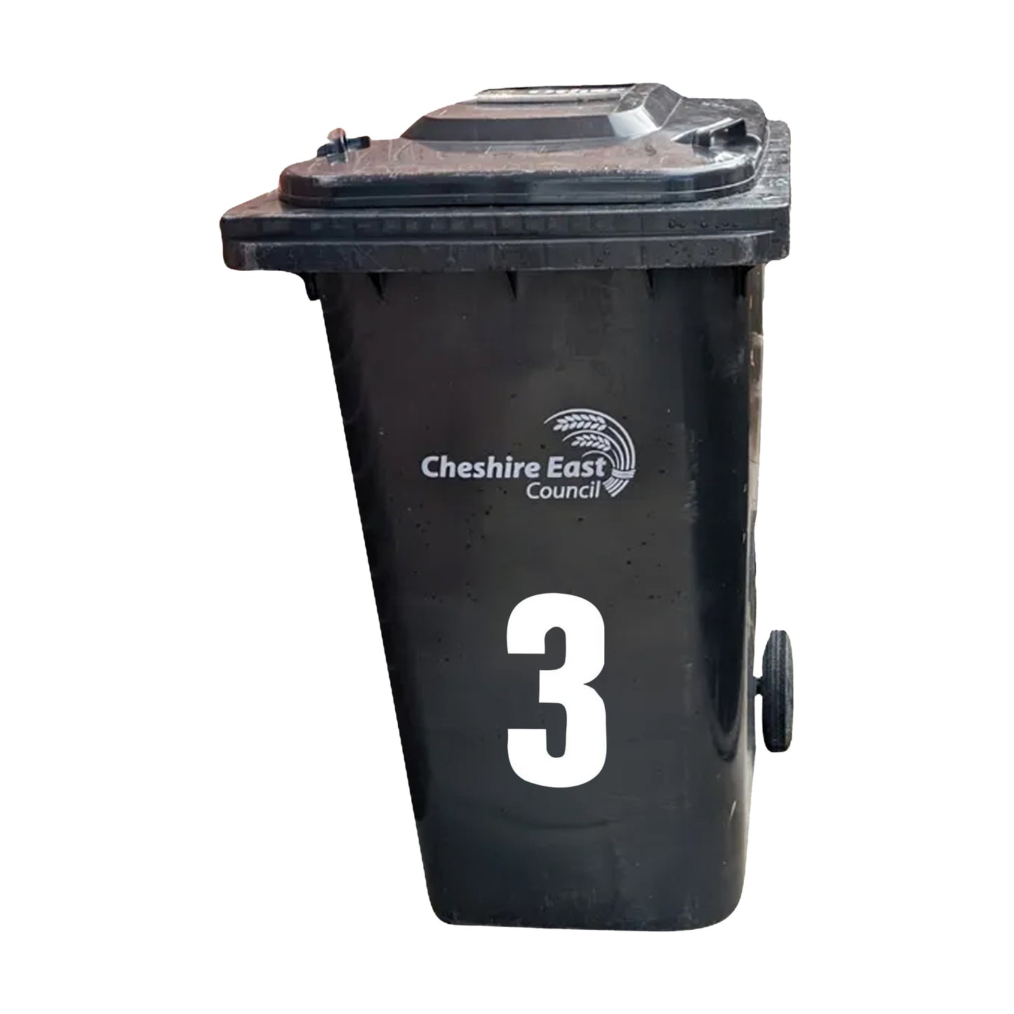White - Back - Securit 3 Bin Number (Pack of 2)