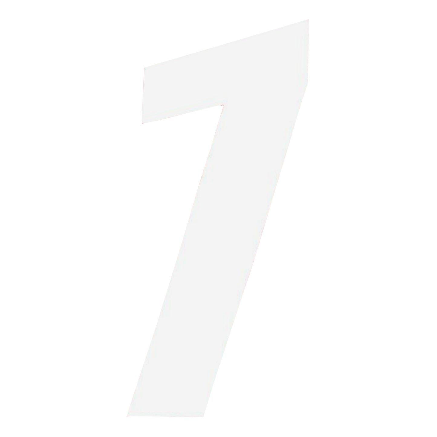 White - Back - Securit 7 Bin Number (Pack of 2)