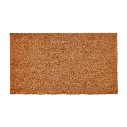 Brown - Front - Groundsman Natural Coco Coir Door Mat